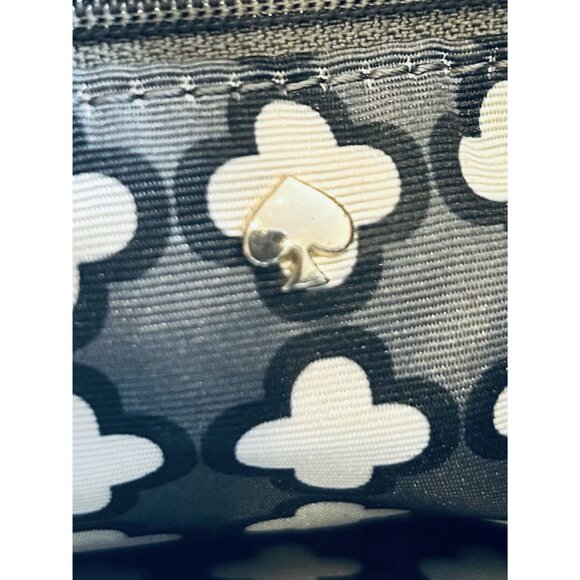 KATE SPADE NEW YORK Beacon Court Jeanne Satchel Bag Gray Patent Leather - Picture 5 of 14